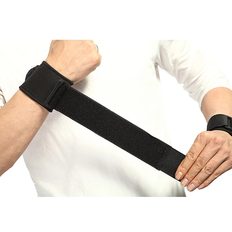 Adjustable Breathable Wrist Support Bracers: Soft Wristbands for Gym & Sports - Carpal Protection Safety Wrap Strap