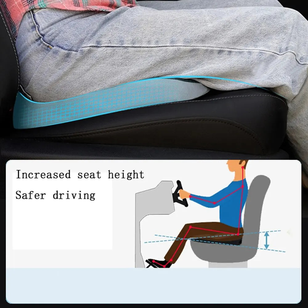 Non-Slip Orthopedic Memory Foam Cushion for Tailbone and Sciatica Pain Relief - Ideal for Chairs and Car Seats