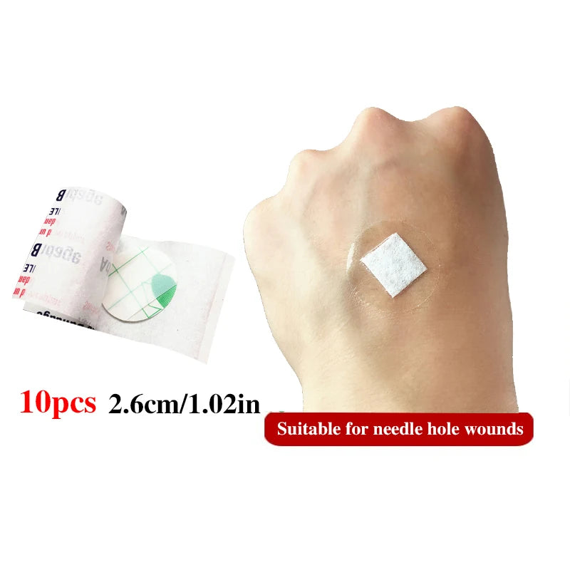 60pc Waterproof & Breathable Bandages: Assorted Shapes First Aid Wound Dressing with Medical Tape - Bandaids & Plasters Kit