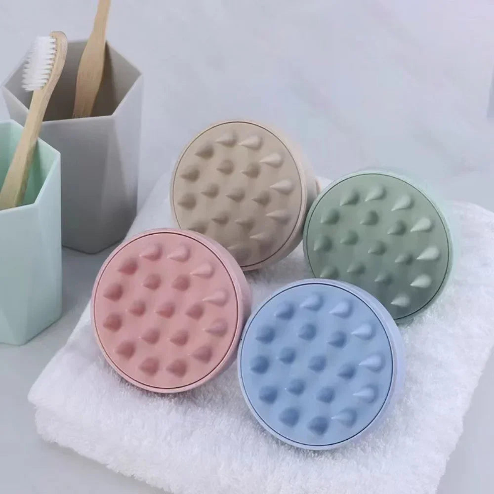 Silicone Scalp Massage and Shampoo Brush: Multi-Use Hair and Body Washing Comb - Perfect for Salon and Home Shower Use