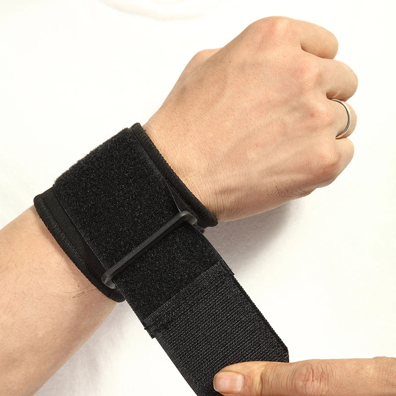 Adjustable Breathable Wrist Support Bracers: Soft Wristbands for Gym & Sports - Carpal Protection Safety Wrap Strap