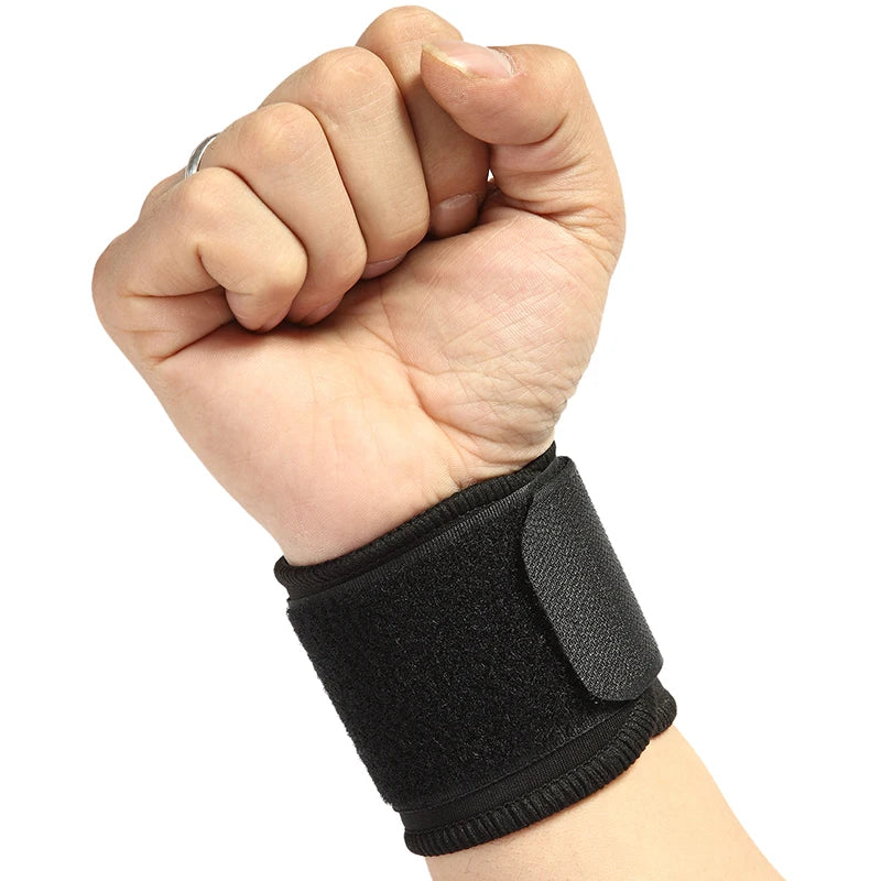 Adjustable Breathable Wrist Support Bracers: Soft Wristbands for Gym & Sports - Carpal Protection Safety Wrap Strap
