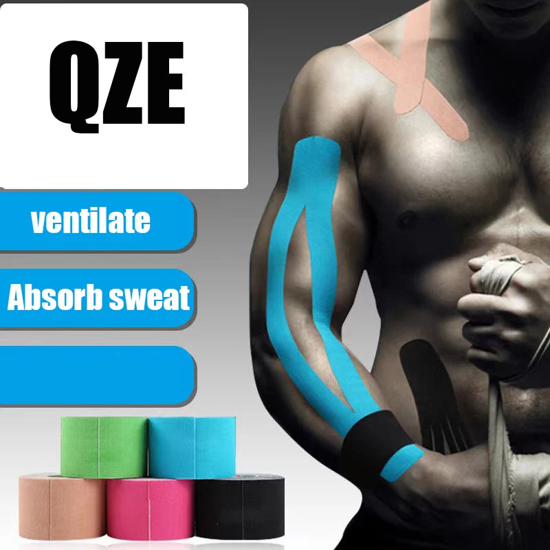 5M Waterproof Kinesiology Tape: Athletic Recovery & Muscle Pain Relief Bandage