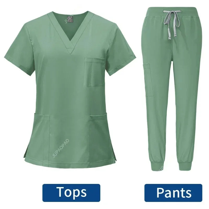 Elegant Slim-Fit Women's Medical Scrubs & Accessories