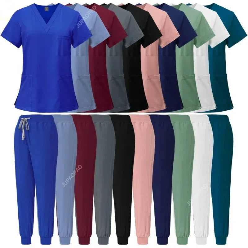 Elegant Slim-Fit Women's Medical Scrubs & Accessories